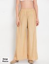 Tew Full Flair Rayon Elastic Waist Plazzo Bottom